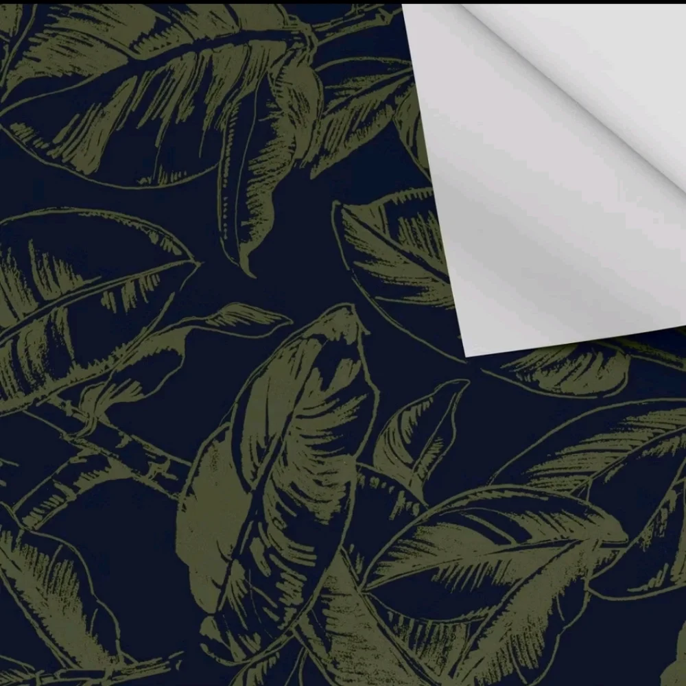 Threshold - Ficus Navy Wallpaper